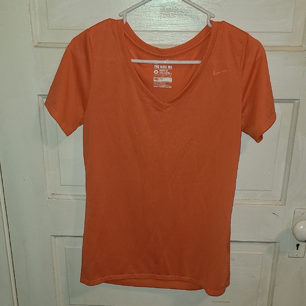 Nike Women's Bright Orange Short Sleeve Tee